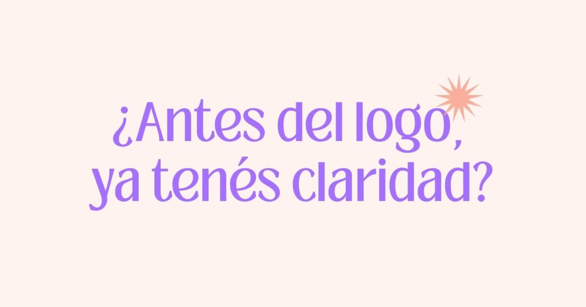 Diagnóstico de marca: la pregunta antes del logo